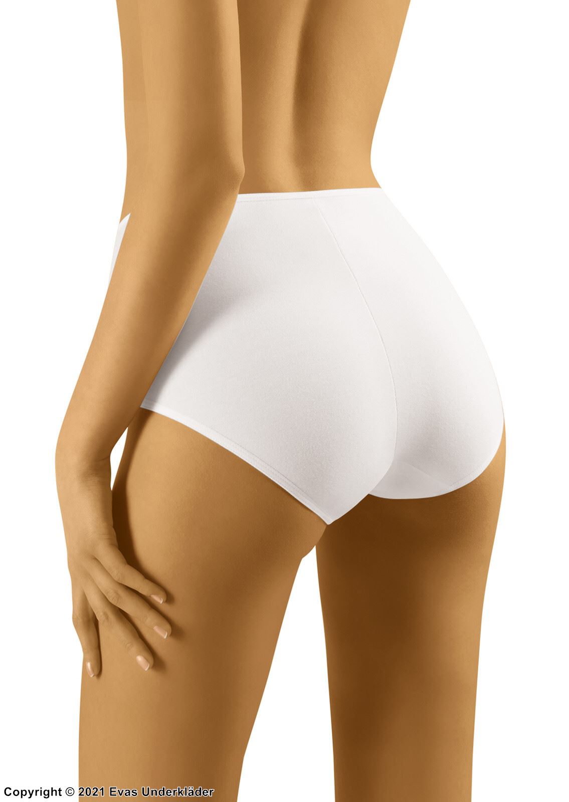 Maxi briefs, smooth and comfortable fabric, high waist, S to 3XL